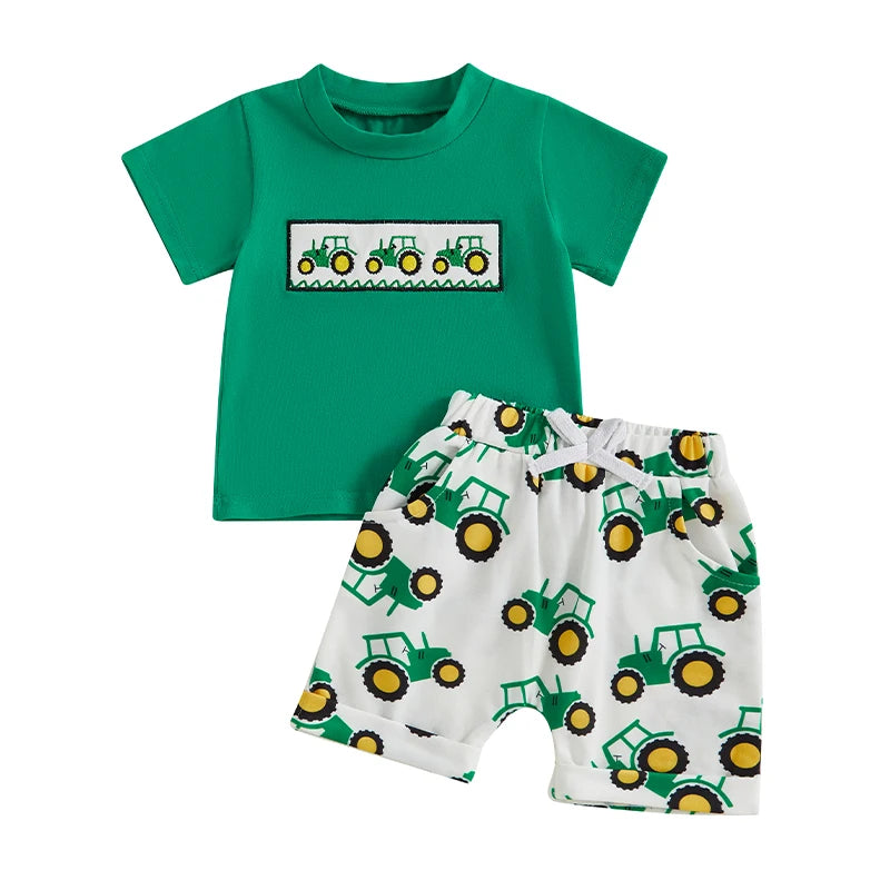 Baby Boy Tractor 2PC Set